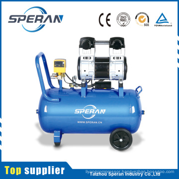 Professional factory best price 50L 2hp portable quiet oil free silent compressor